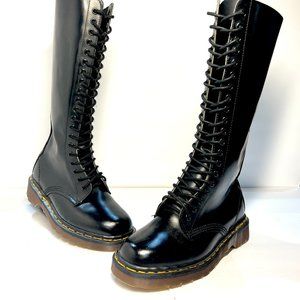 Never Worn/New 20 - Hole Knee High Leather Dr. Martens